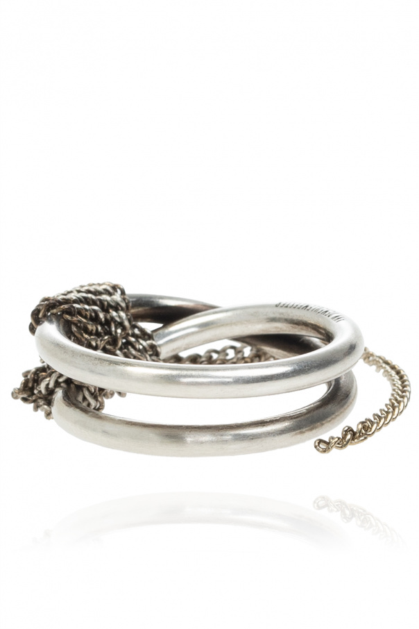 Ann Demeulemeester Ring with chain | Women's Jewelery